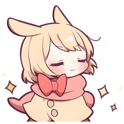 Эмодзи Сладкий зайчик 3