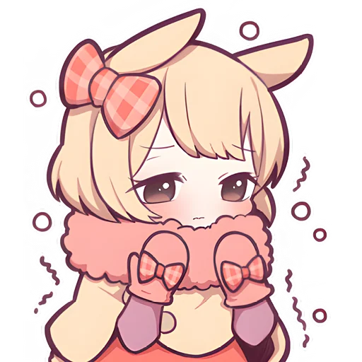 Эмодзи Сладкий зайчик 3