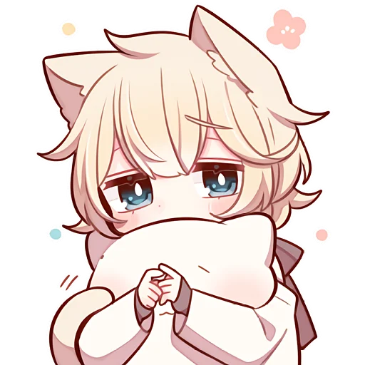 Эмодзи Сонный котенок 3