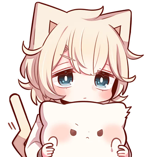 Эмодзи Сонный котенок 3