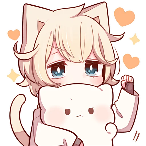 Эмодзи Сонный котенок 3