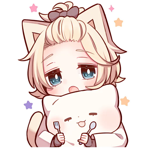 Эмодзи Сонный котенок 3