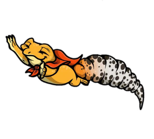 Эмодзи Smile Gekko