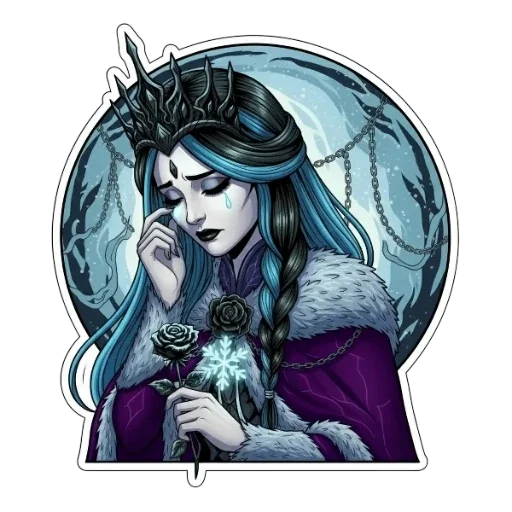 Эмодзи Снежная Королева