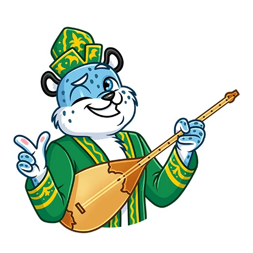 Эмодзи Снежный Барс