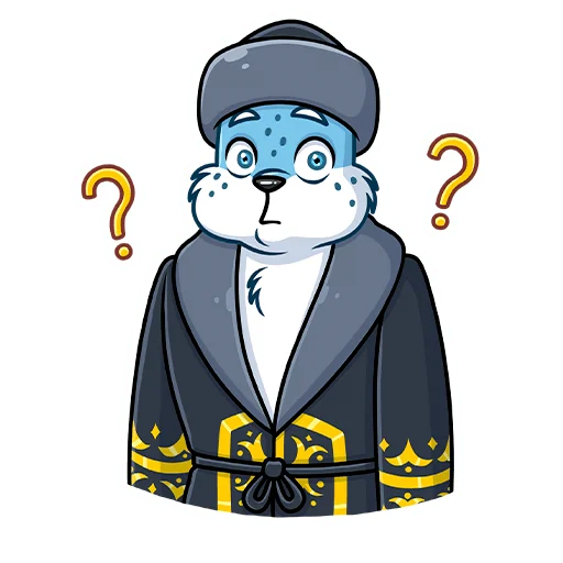 Эмодзи Снежный Барс