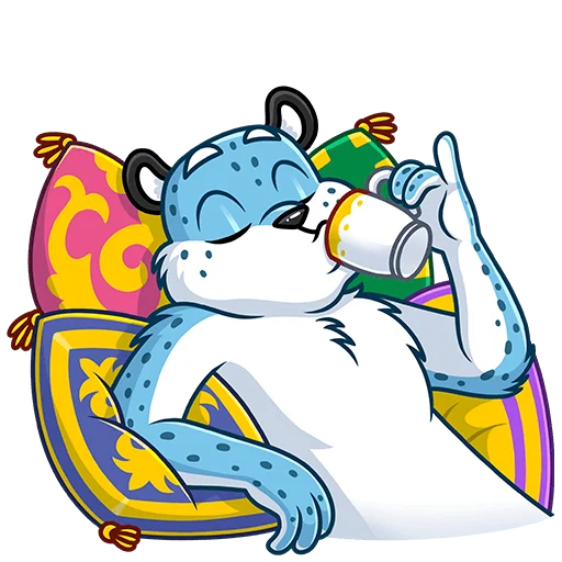 Эмодзи Снежный Барс Без Текста