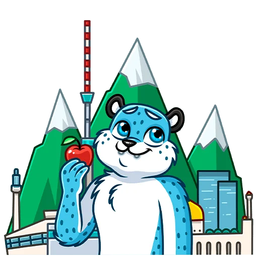 Эмодзи Снежный Барс Без Текста