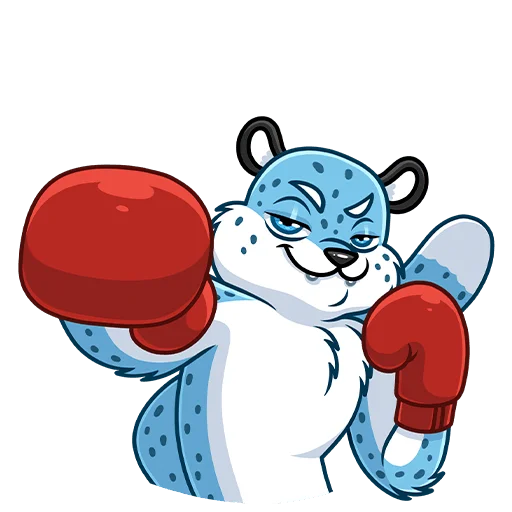 Эмодзи Снежный Барс Без Текста