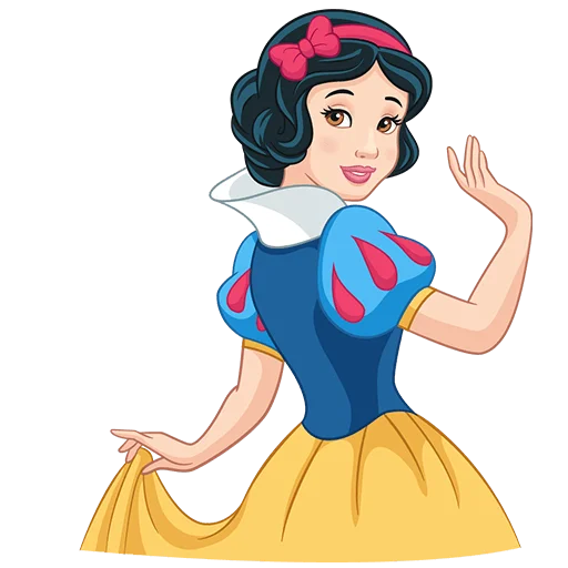 Эмодзи Белоснежка и семь гномов Без Текста