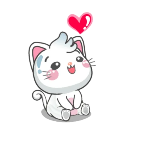 Эмодзи Snowy Cat: