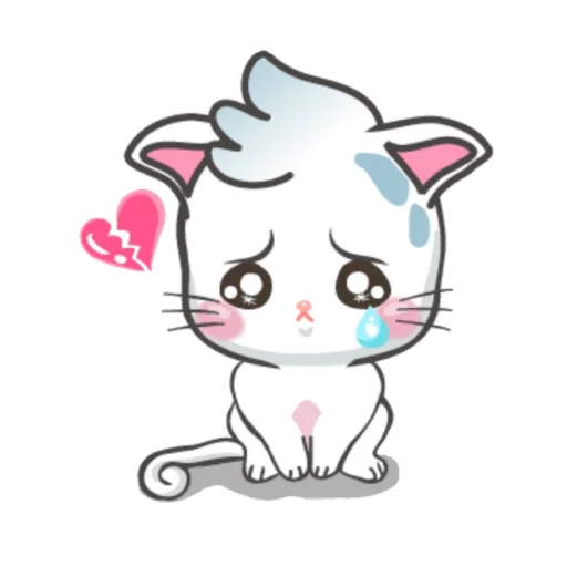 Эмодзи Snowy Cat: