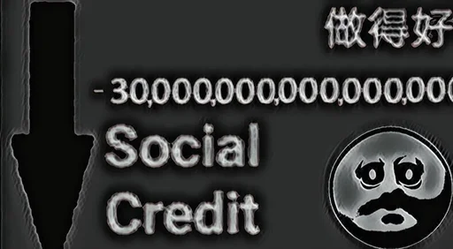 Эмодзи Social credit china