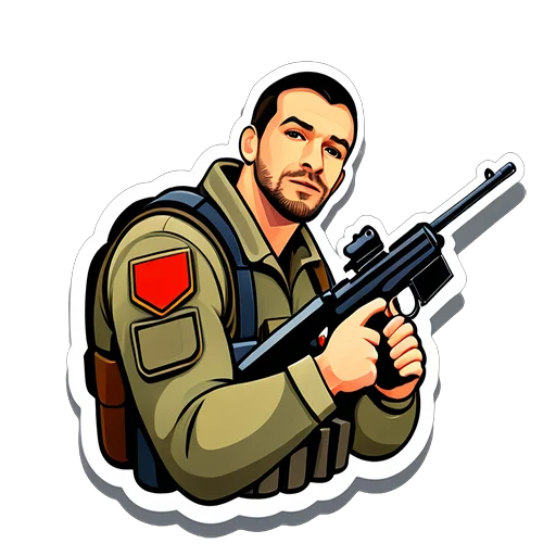 Эмодзи Soldier Barik