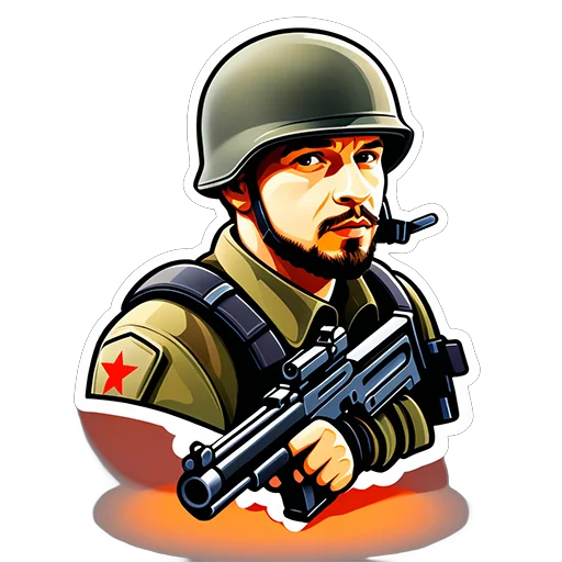 Эмодзи Soldier Barik