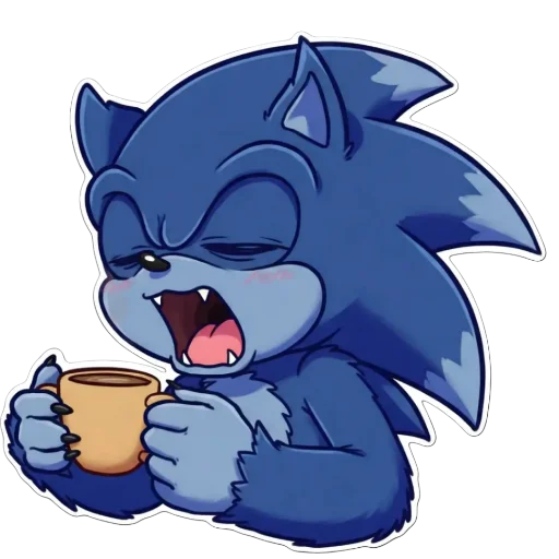 Эмодзи Sonic Werehog