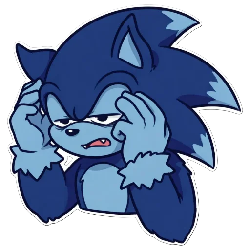 Эмодзи Sonic Werehog