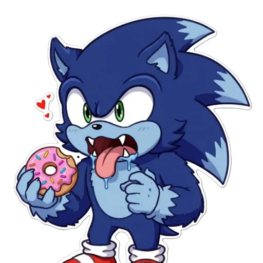 Эмодзи Sonic Werehog