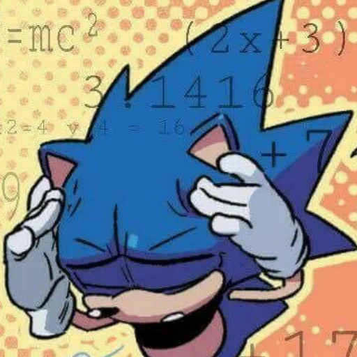 Эмодзи Sonic the hedgehog