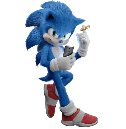 Эмодзи Sonic the hedgehog