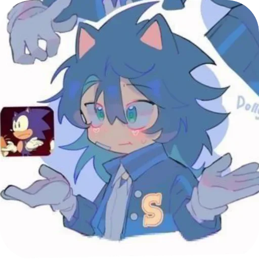 Эмодзи Соник