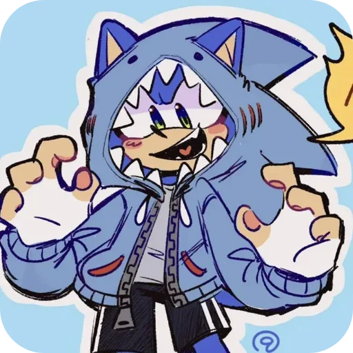 Эмодзи Соник