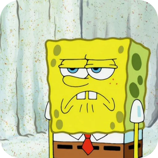Эмодзи Sponge Bob