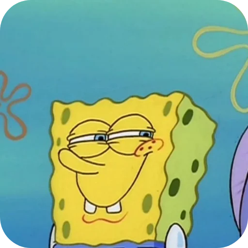 Эмодзи Sponge Bob
