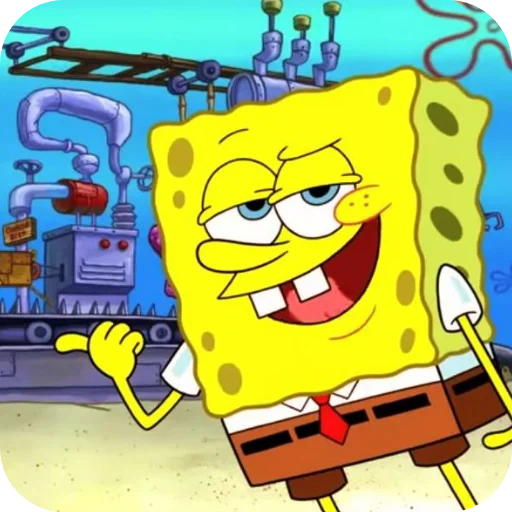 Эмодзи Sponge Bob