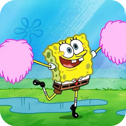 Эмодзи Sponge Bob
