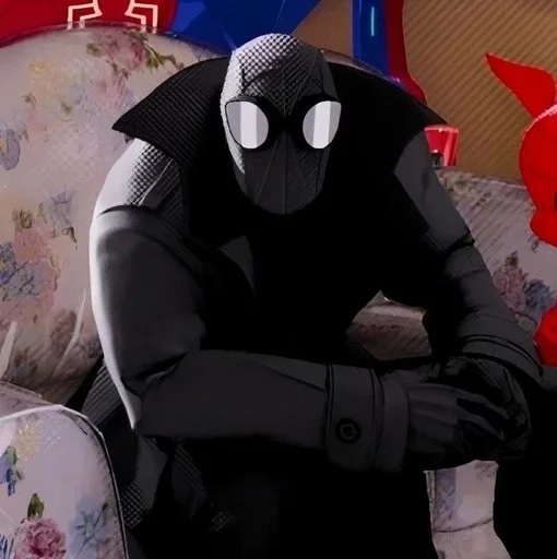 Эмодзи Spider Man Noir