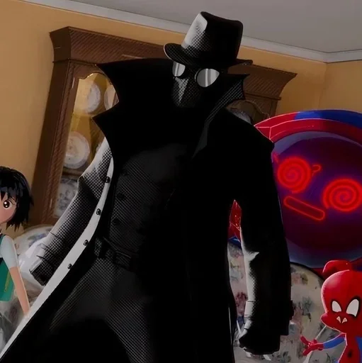 Эмодзи Spider Man Noir