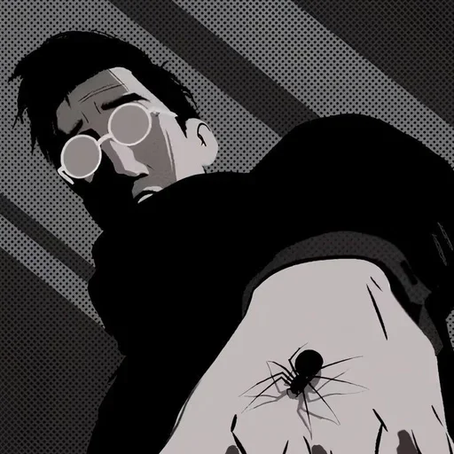 Эмодзи Spider Man Noir