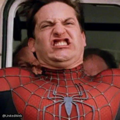 Эмодзи Spiderman Tobey Maguire
