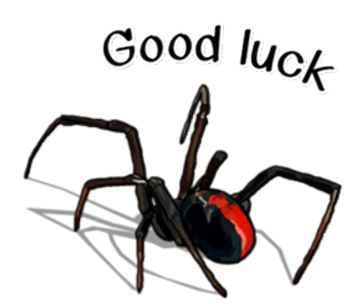Эмодзи Spiders Time