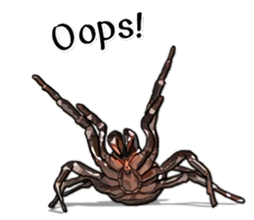 Эмодзи Spiders Time