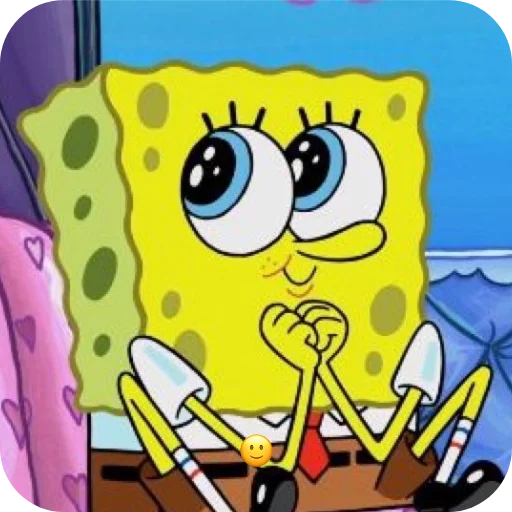 Эмодзи Sponge Bob