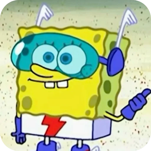 Эмодзи Sponge Bob