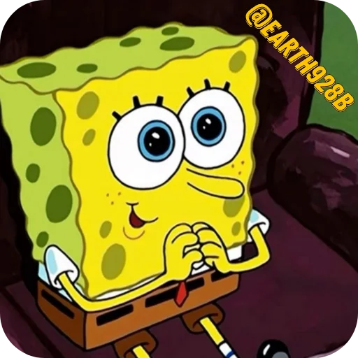 Эмодзи Sponge Bob