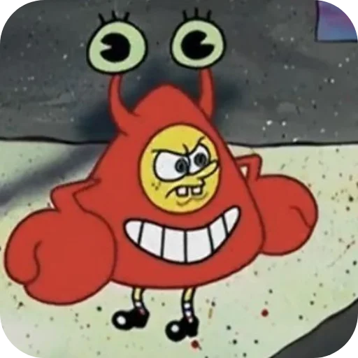Эмодзи Sponge Bob