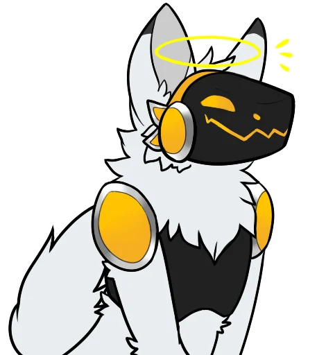 Эмодзи Spots The Protogen