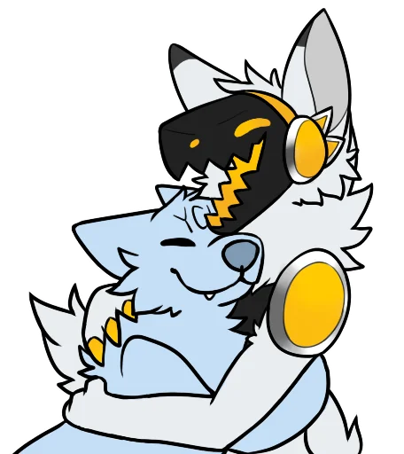 Эмодзи Spots The Protogen