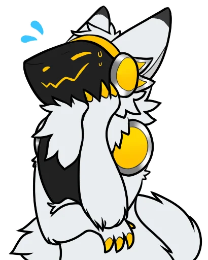 Эмодзи Spots The Protogen