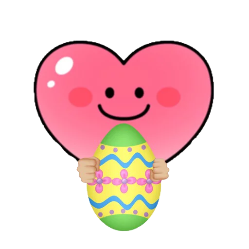Эмодзи Spring & Easter Heartfaces