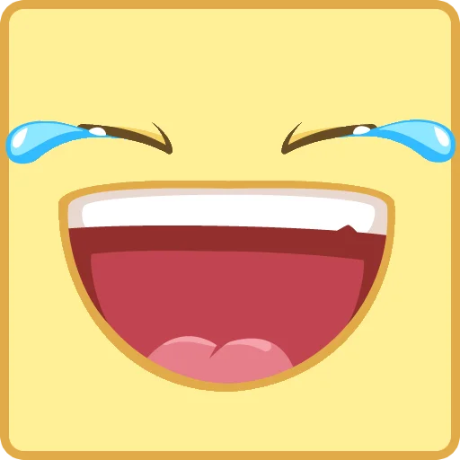 Эмодзи Квадратные Смайлы