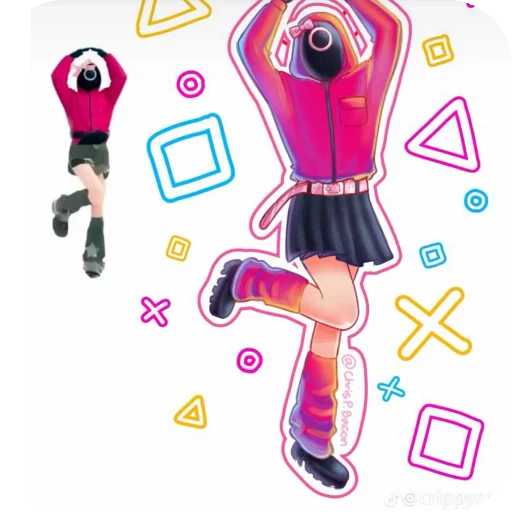 Эмодзи Squid Game