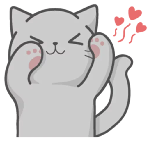 Эмодзи Stickers with Cat
