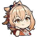 Эмодзи Chibi Genshin Impact