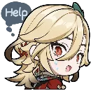 Эмодзи Chibi Genshin Impact