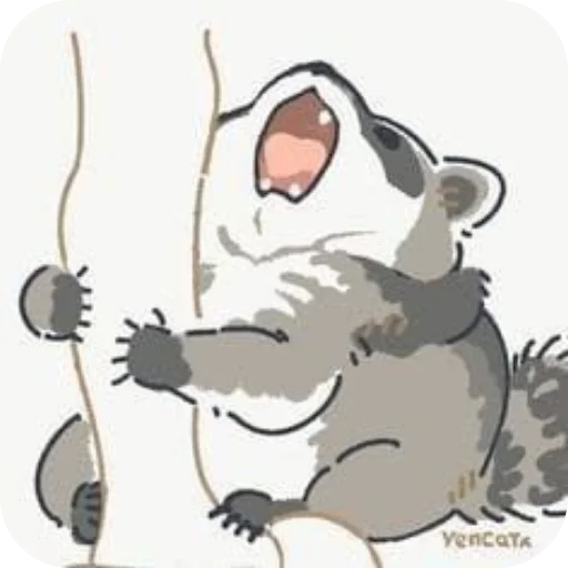 Эмодзи raccoons